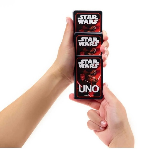 UNO Fandom Star Wars Dark Side Card Game with Foil Card NIB - Picture 3 of 9